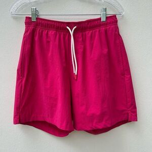 GAP Women’s Swim Shorts Pink Elastic Waist Drawstring Lined Size XS